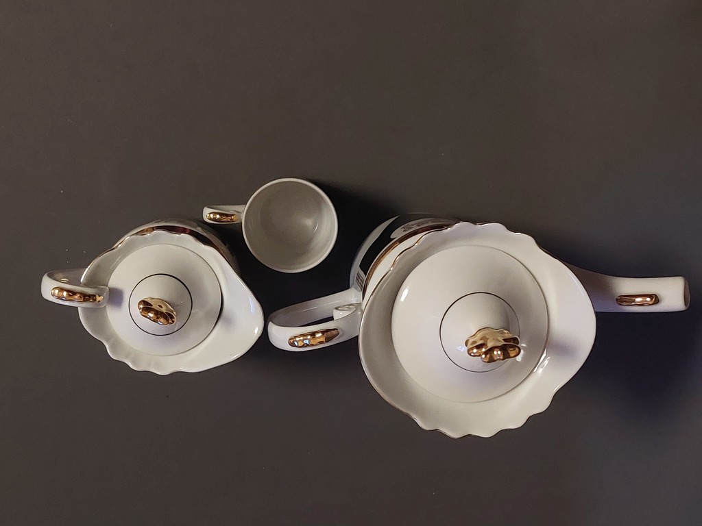 Vintage porcelain tableware Pegasus parts