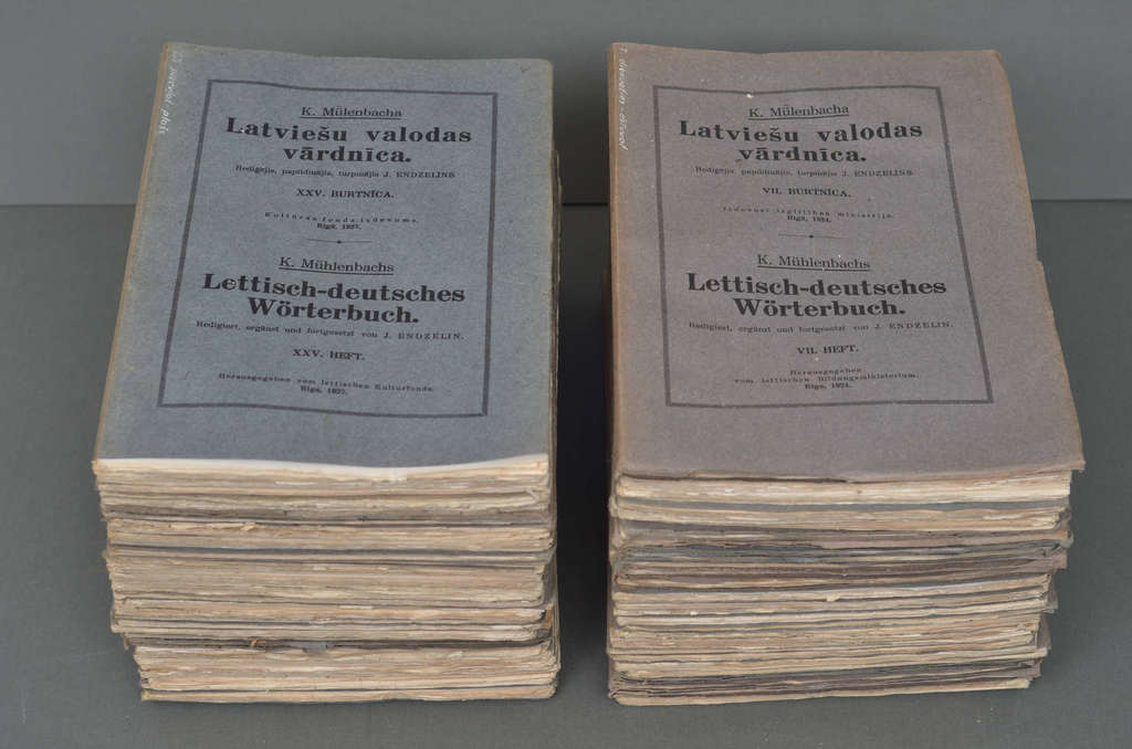 K. Milenbach Latvian language dictionary