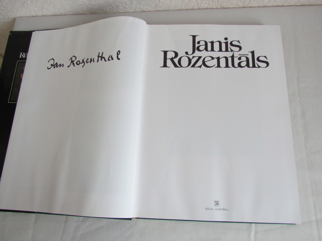 J. Rozentāls, albums.