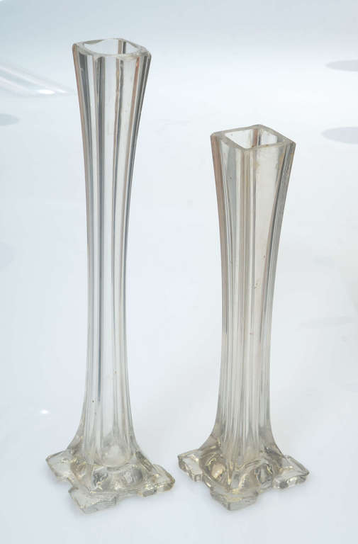 Art Nouveau glass vases (2 pcs.)