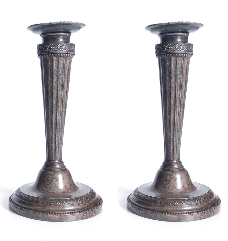 a couple of candlesticks