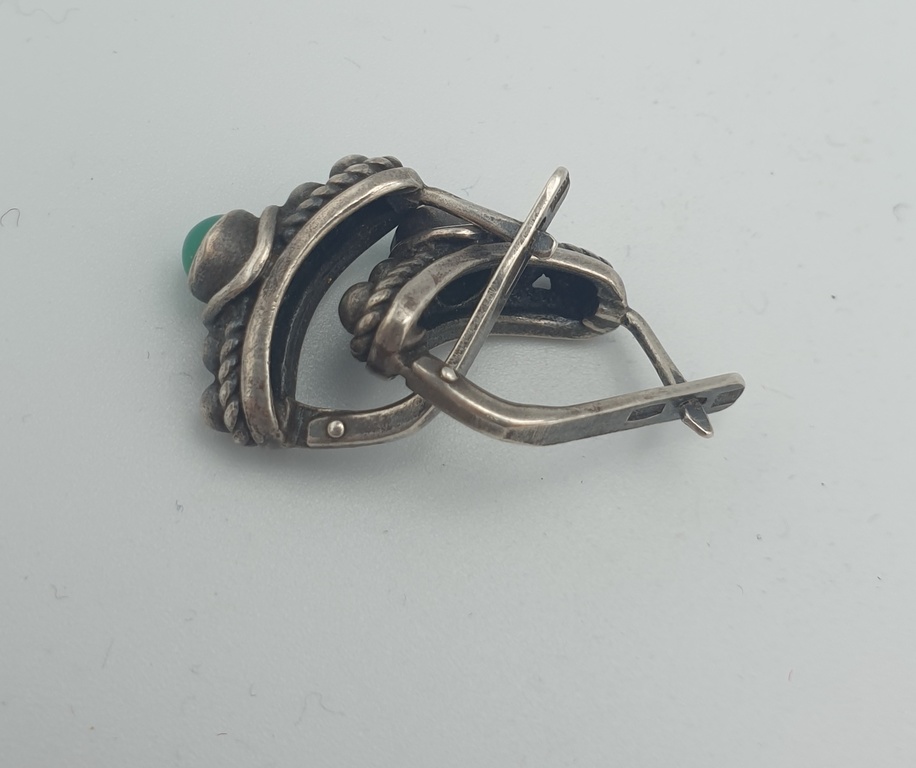 Комплект серебряных украшений - 5 пар серег, 2 кольца, цепочка, кольцо+серьги, кулон+серьги