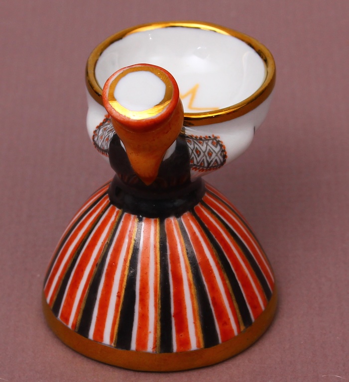 Porcelain figurine salt shaker