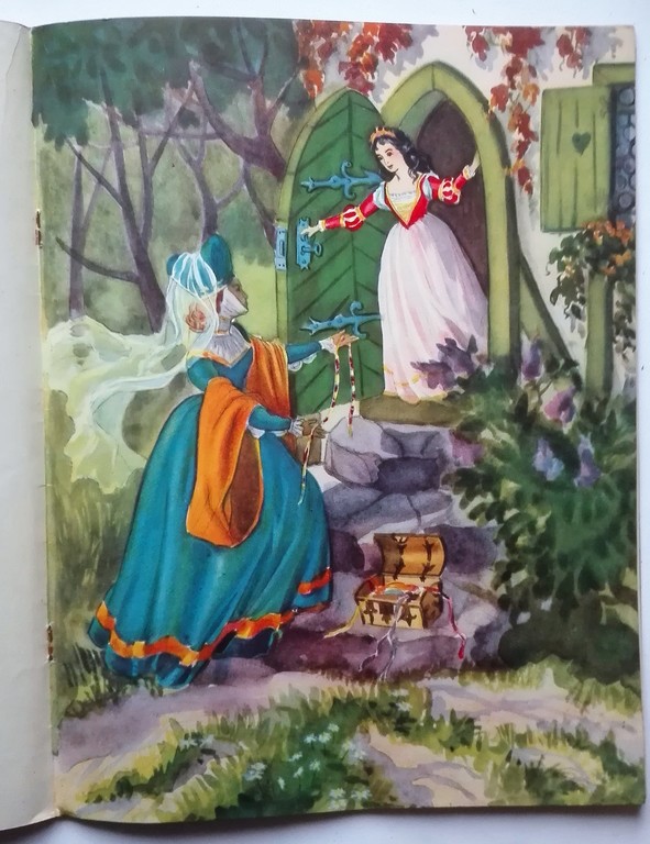 Snow White and the Seven Dwarfs, Brothers Grimm, 1959, Latvian State Publishing House, 28 pages, 44 cm x 29 cm 