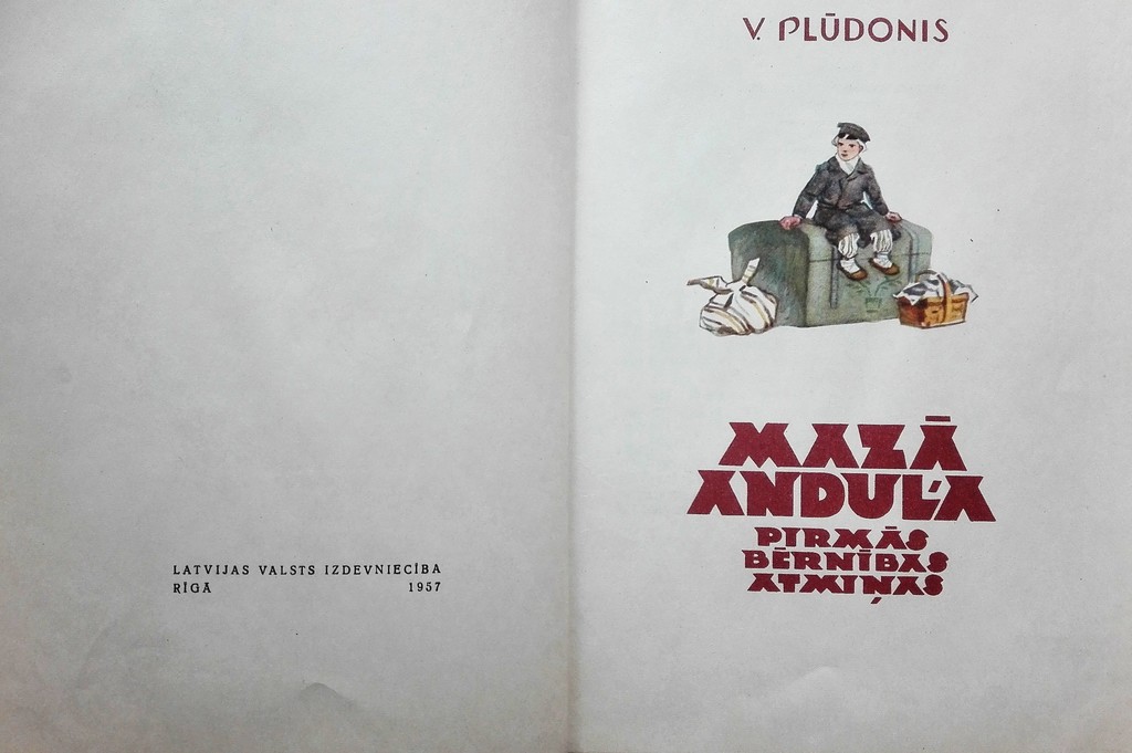 Four children's books by Latvian authors, 34 cm x 22 cm 