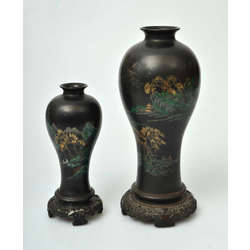 Painted Chinese vases 2 pcs.