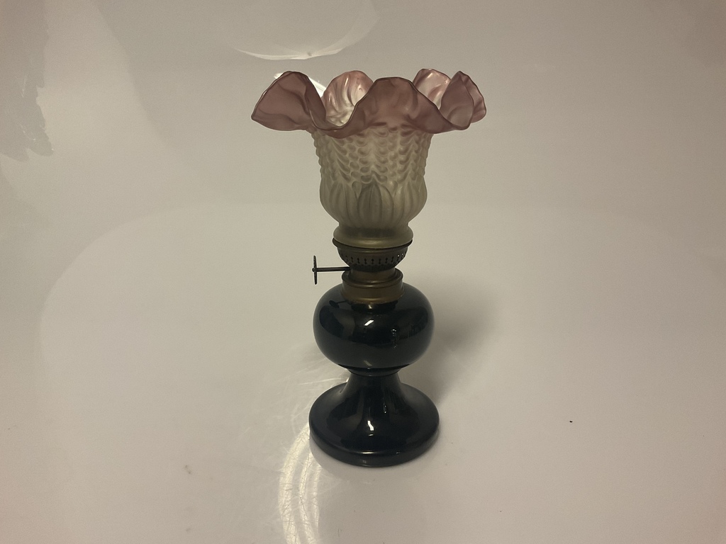 A small kerosene lamp
