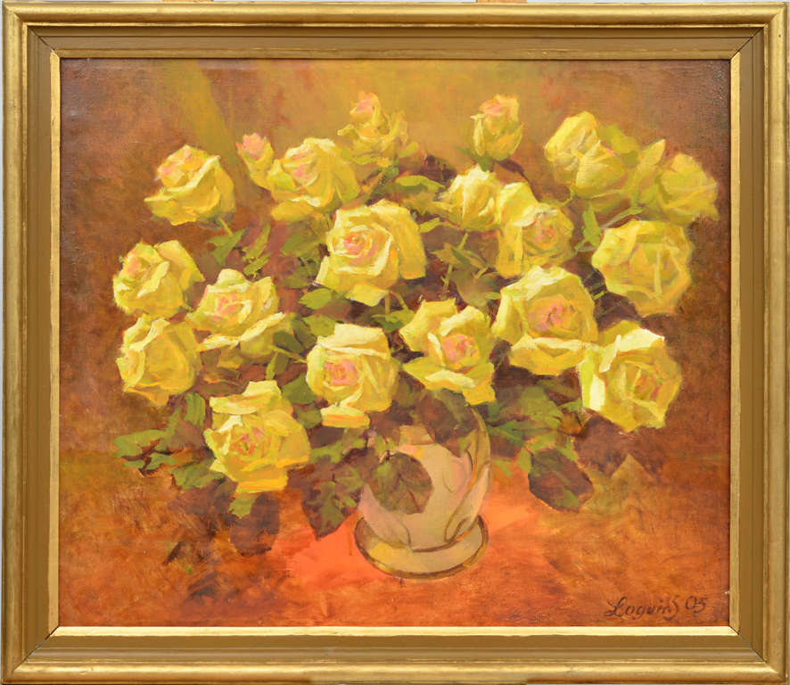 Oil painting Roses by Iosif Logvin