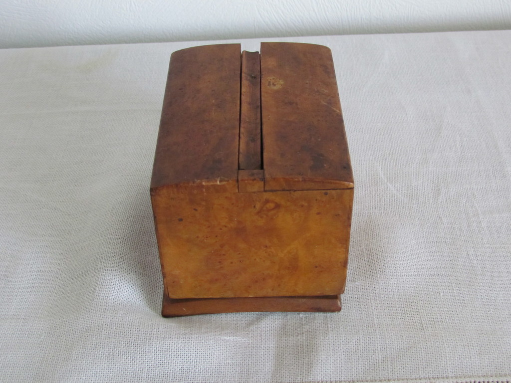 Karelian birch cigarette case.