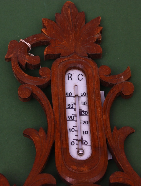 Foranderlight barometer and thermometer