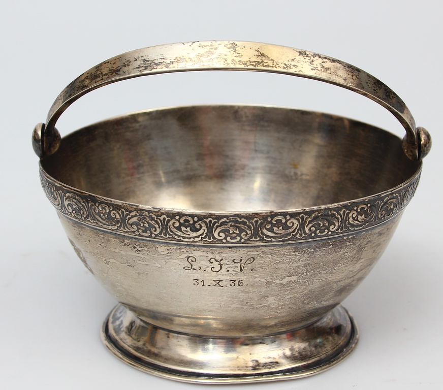 Rosent silver sugar bowl