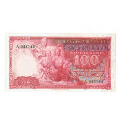 Банкнот 100 латов 1939-го г.