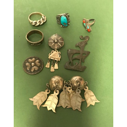 Set of various silver items (8 pcs)