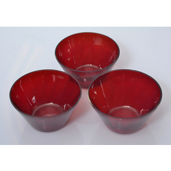 Set of decorative serving bowls