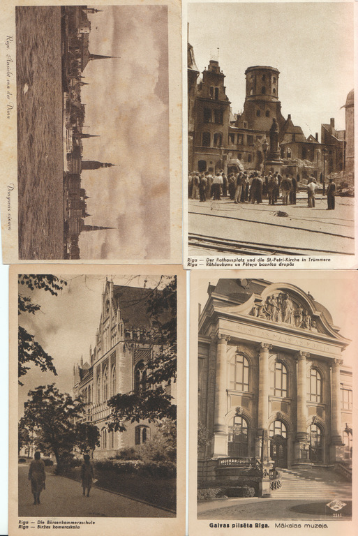 10 postcards - Old Riga, Brothers Cemetery