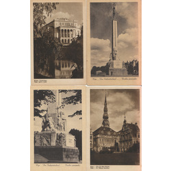 10 postcards - views of Riga