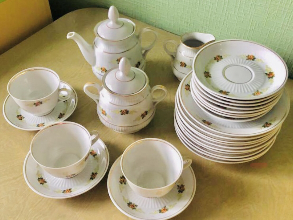 Tea set for 10 people, RPR