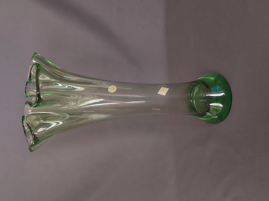 Green vase of Līvāni glass factory