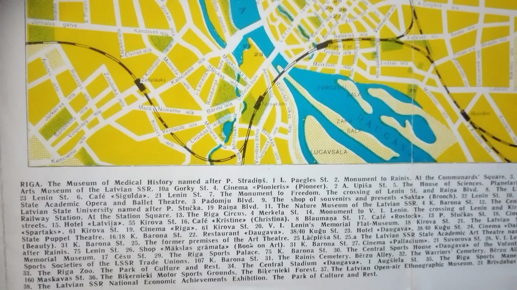 Rīgas prospekts, 1979, angļu val.