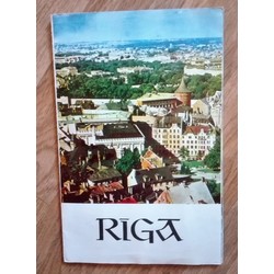 Рига, путеводитель/карта, 1979, англ. 
