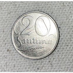 20 cent coin, 1922, Latvia