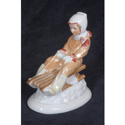 Porcelain figure ''From the hill ''
