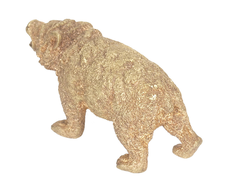 Zeltītas bronzas figūra ''Lācis''