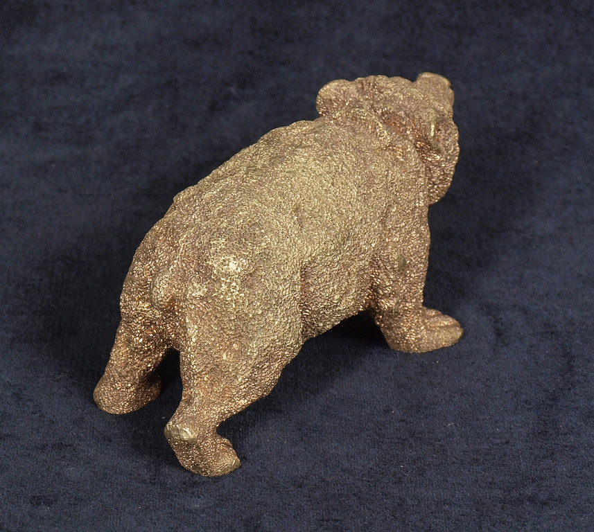 Позолоченная бронзовая фигура ''Медведь''