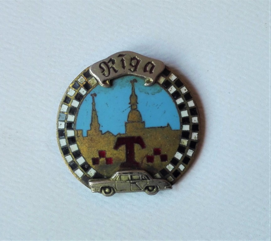 Badge of Riga Taxi Park 