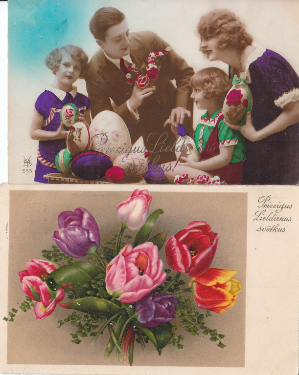 10 postcards - Easter
