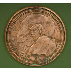 Galda medaljons Rubensa piemiņai