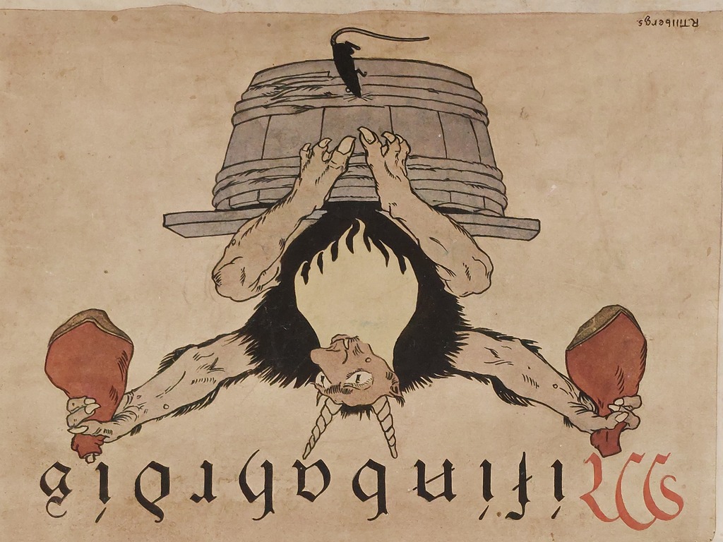 Медная борода и крепкий слуга 1913 РИГА с 7 иллюстрациями Р. Тилберга