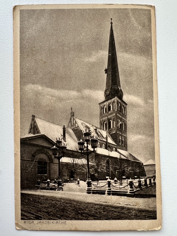 2 postcards. Riga
