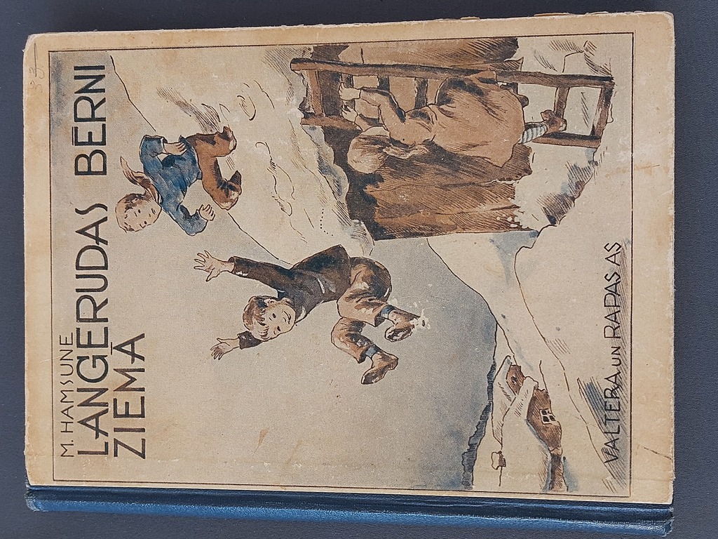 M.Hamsune LANGERUDAS BERNI ZIEMĀ 1938 g. H.Pecolda ilustrācijas 