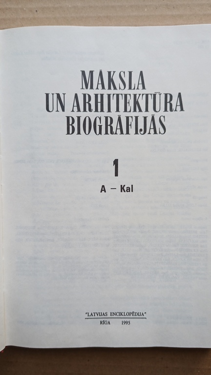 Māksla un arhitektūra biogrāfijās