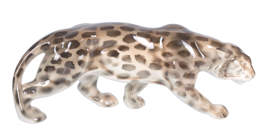 Faience figure ''Leopard''