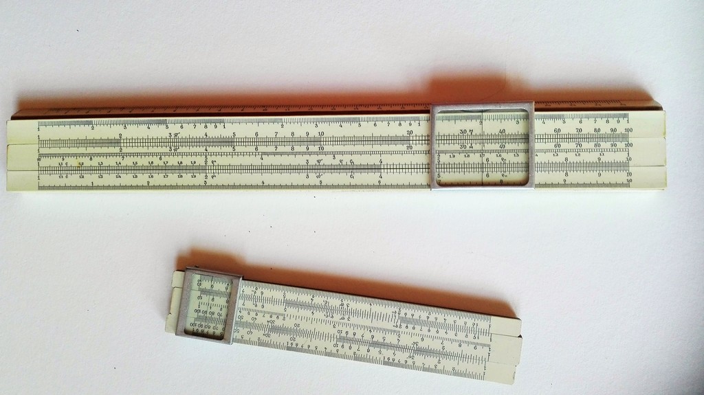 Logaritmiskie lineāli 1949. un 1955