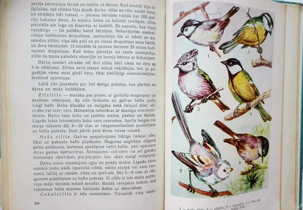 Карлис Григулис, Книга птиц, 1964, Латвийское государственное издательство, Рига. 