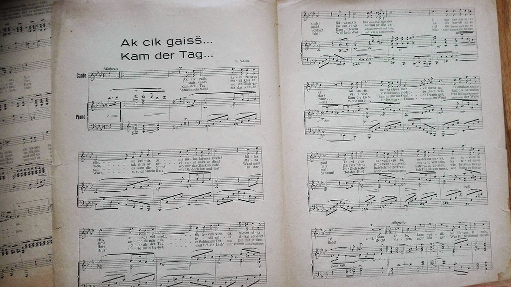 6 sheet music - Songs from Fr. Schubert's song game 