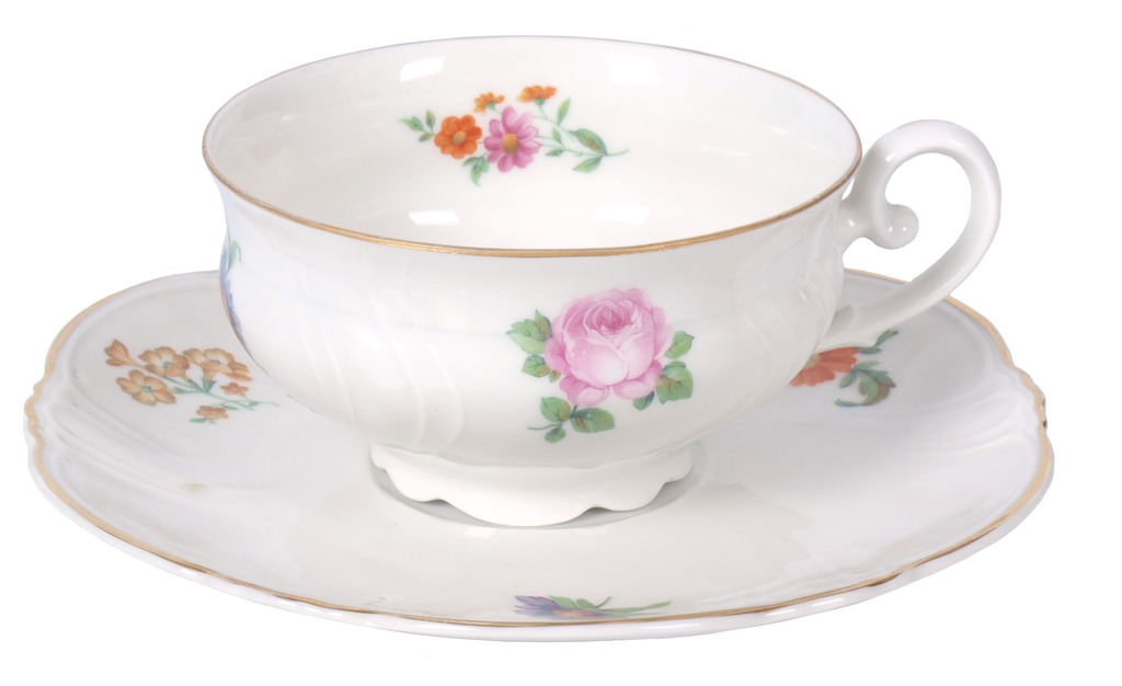 Cup with the saucer