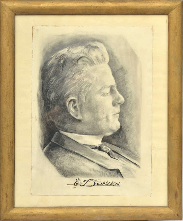 Portrait of E.Dārziņš
