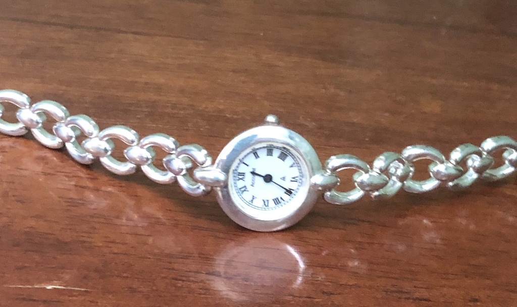 Silver watch Accurst