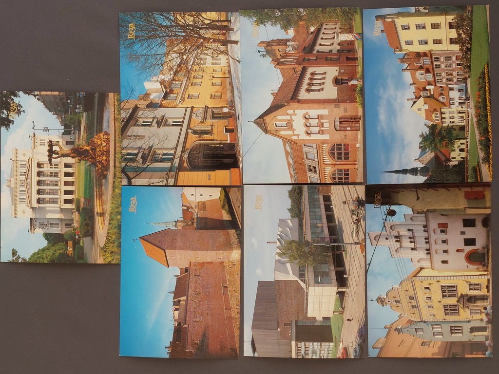 12 postcards RIGA 1989