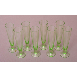 Uranium glass colour glasses