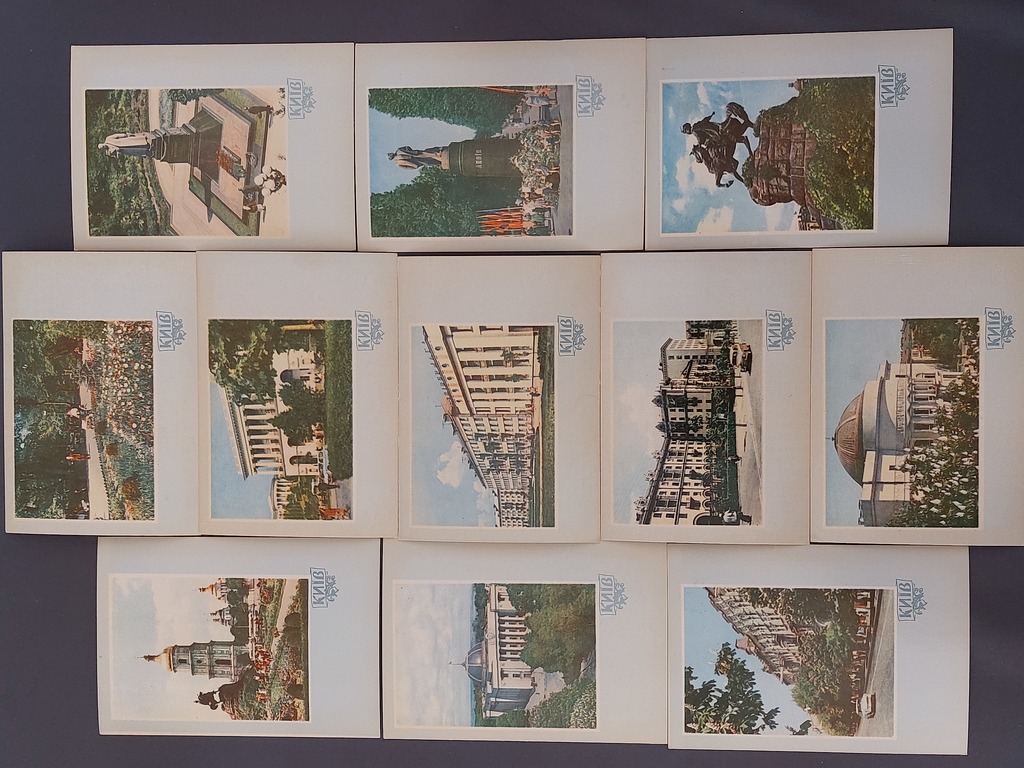 22 открытки Киев 1961 г.