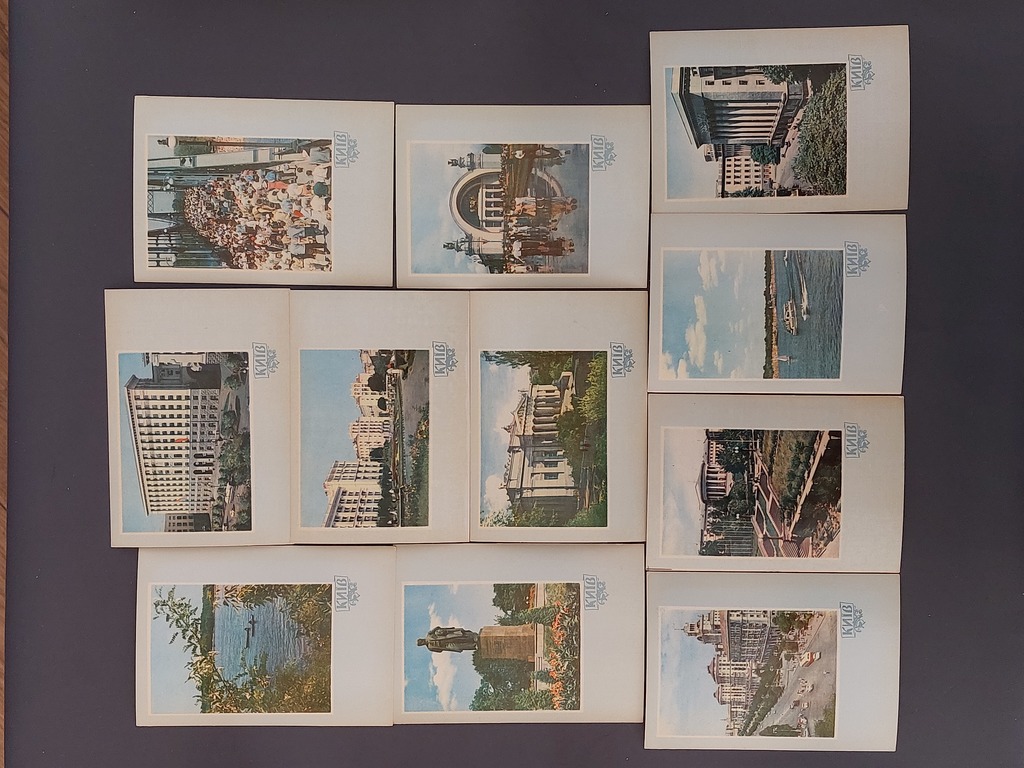 22 открытки Киев 1961 г.