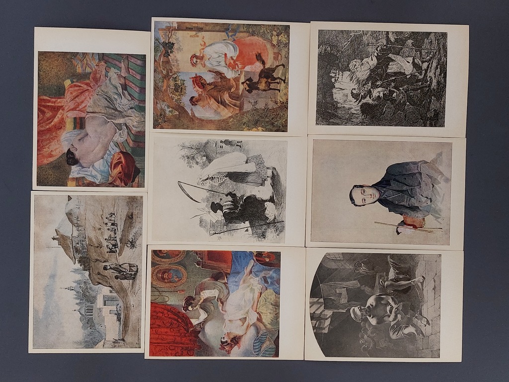 24 открытки  художника  Т.Г.Шевченко 1814-1861г. воспроизведение