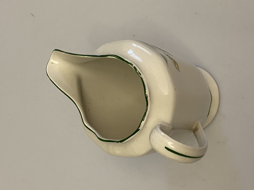Porcelain cream bowl from the service 