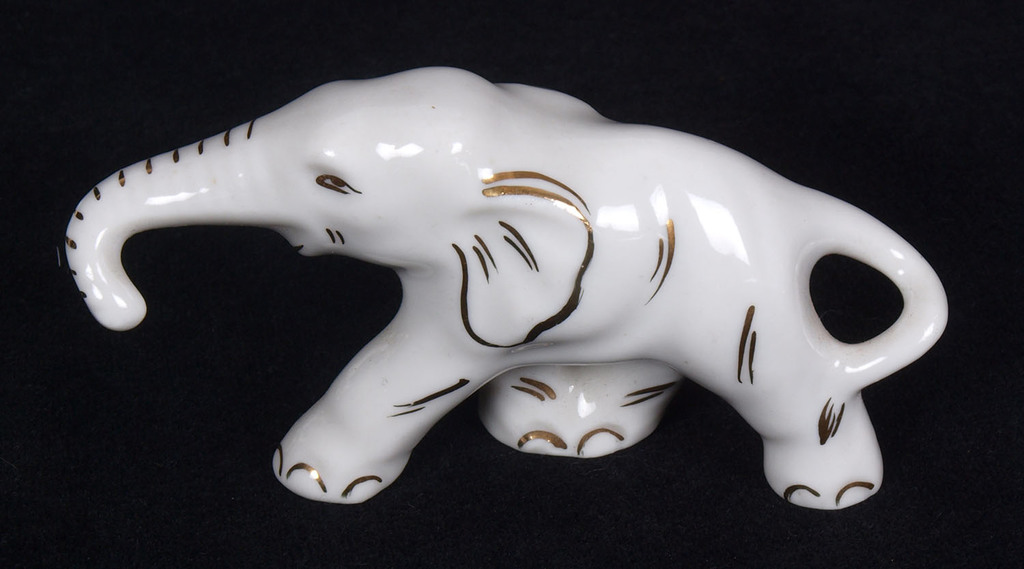 Porcelāna ziloņu komplekts (4 gab.)
