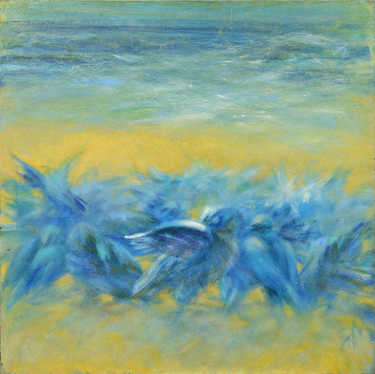Oil painting For Kuršiem, prūšiem un plūstošām smiltīm